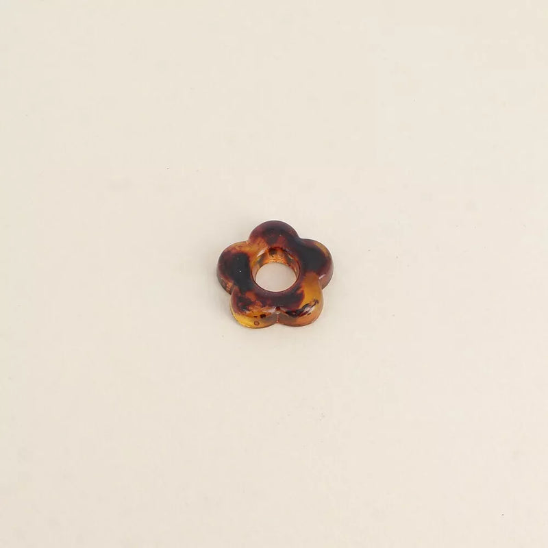 Perle de fleur en acétate 20mm