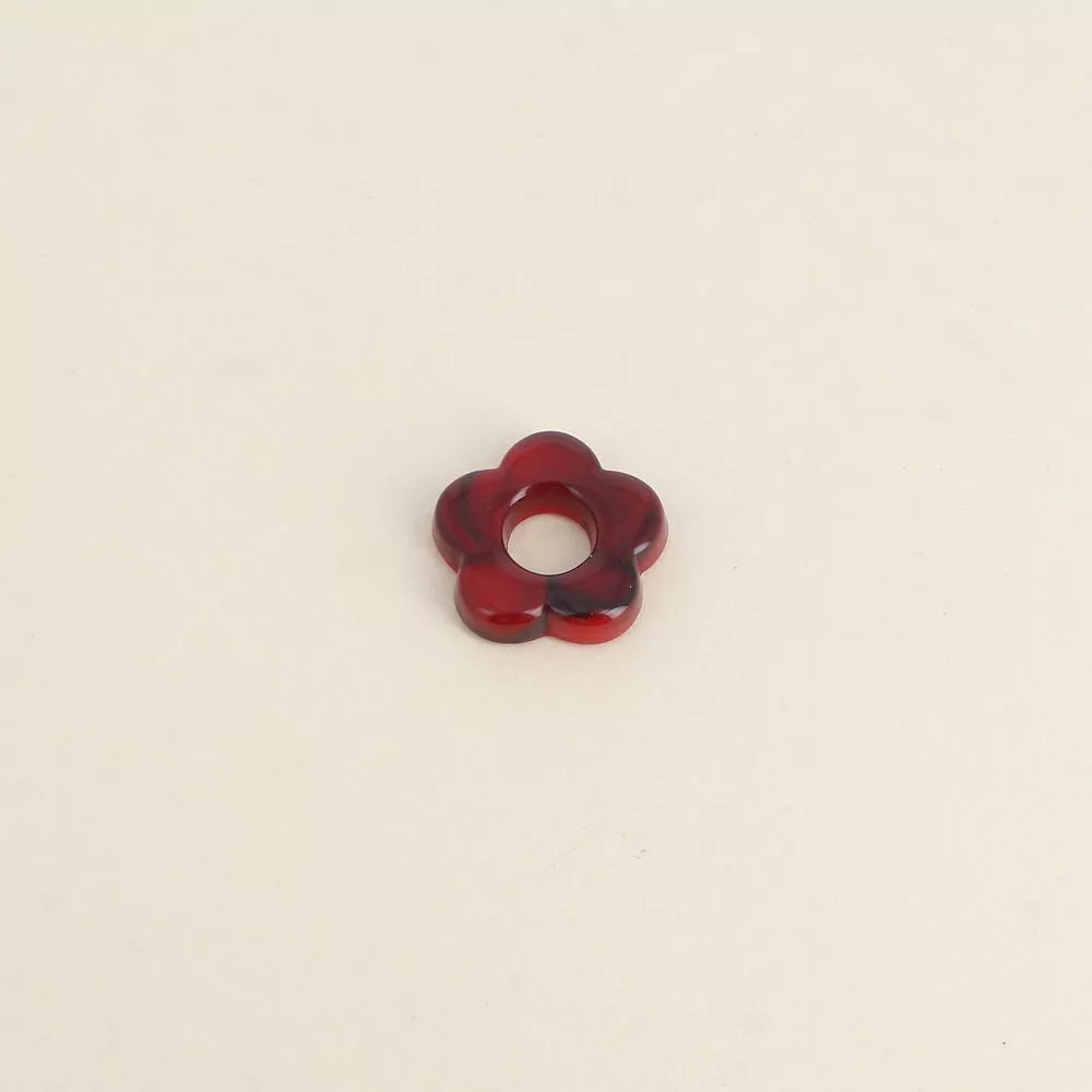 Perle de fleur en acétate 20mm