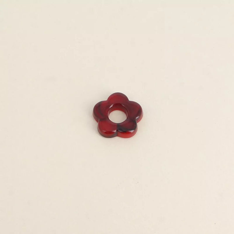 Perle de fleur en acétate 20mm