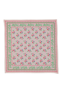 Foulard Jade grand ##2799AO fleurs multico: Imprimés / 100cm