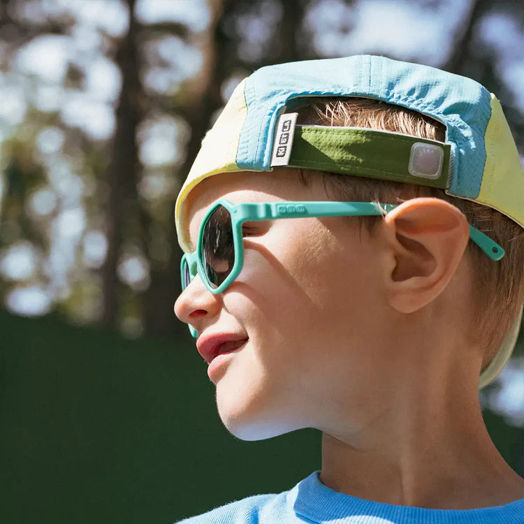 Casquette 5 panel Bleu Arc-en-ciel