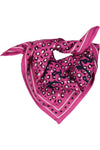 Foulard Jade ##2799BG Léopard fond rose: Imprimés / 50cm