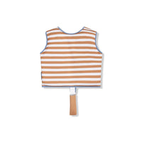 Gilet de Natation Rayé Marron/Blanc 2-3 ans