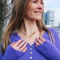 Collier à breloques « Coeurs »