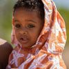 Poncho de plage hydrophile orange
