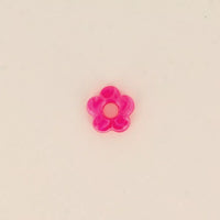 Perle de fleur en acétate 15.5 mm