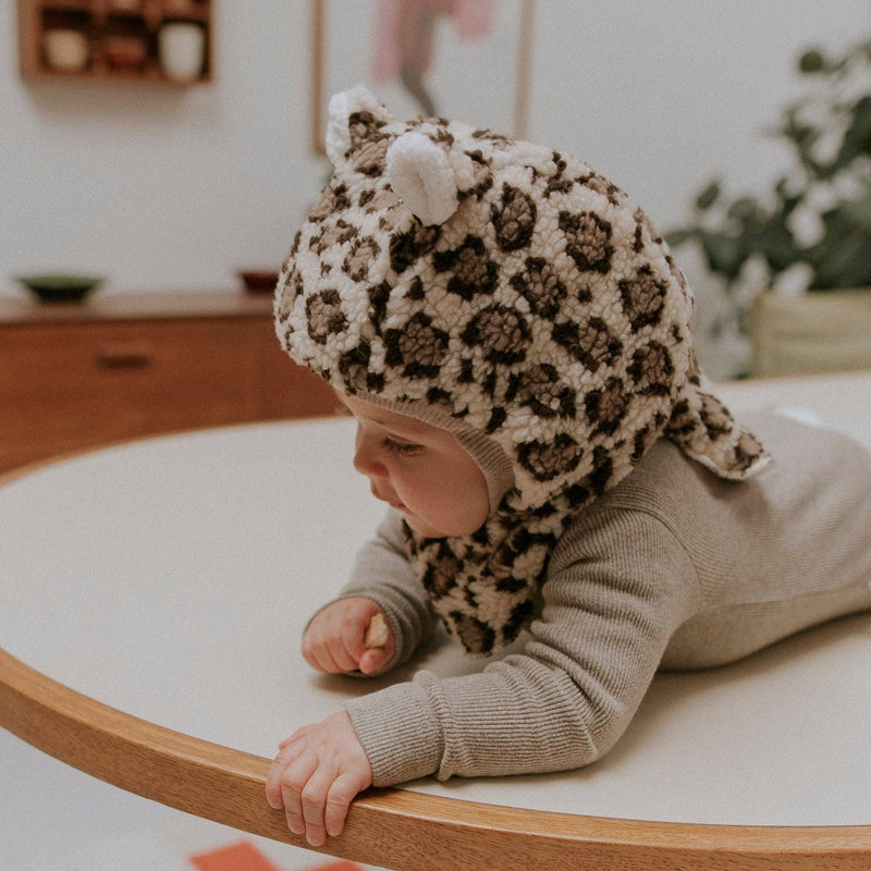 Cagoule léopard: T1 : 2 - 4 ans