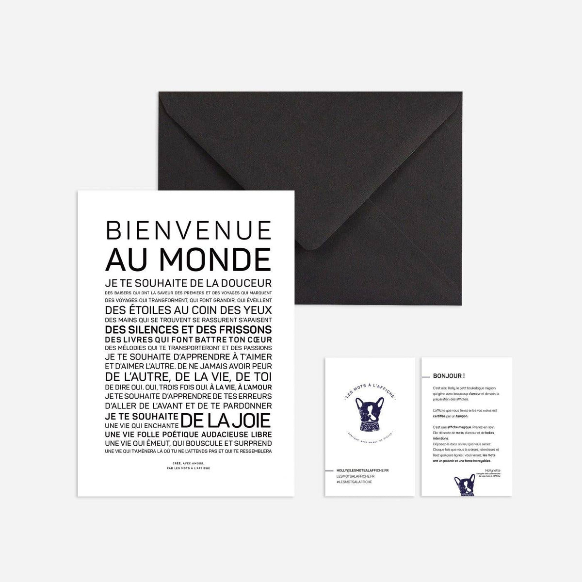 Affiche Bienvenue au monde: MINI A6 10.5 x 14.8 mm