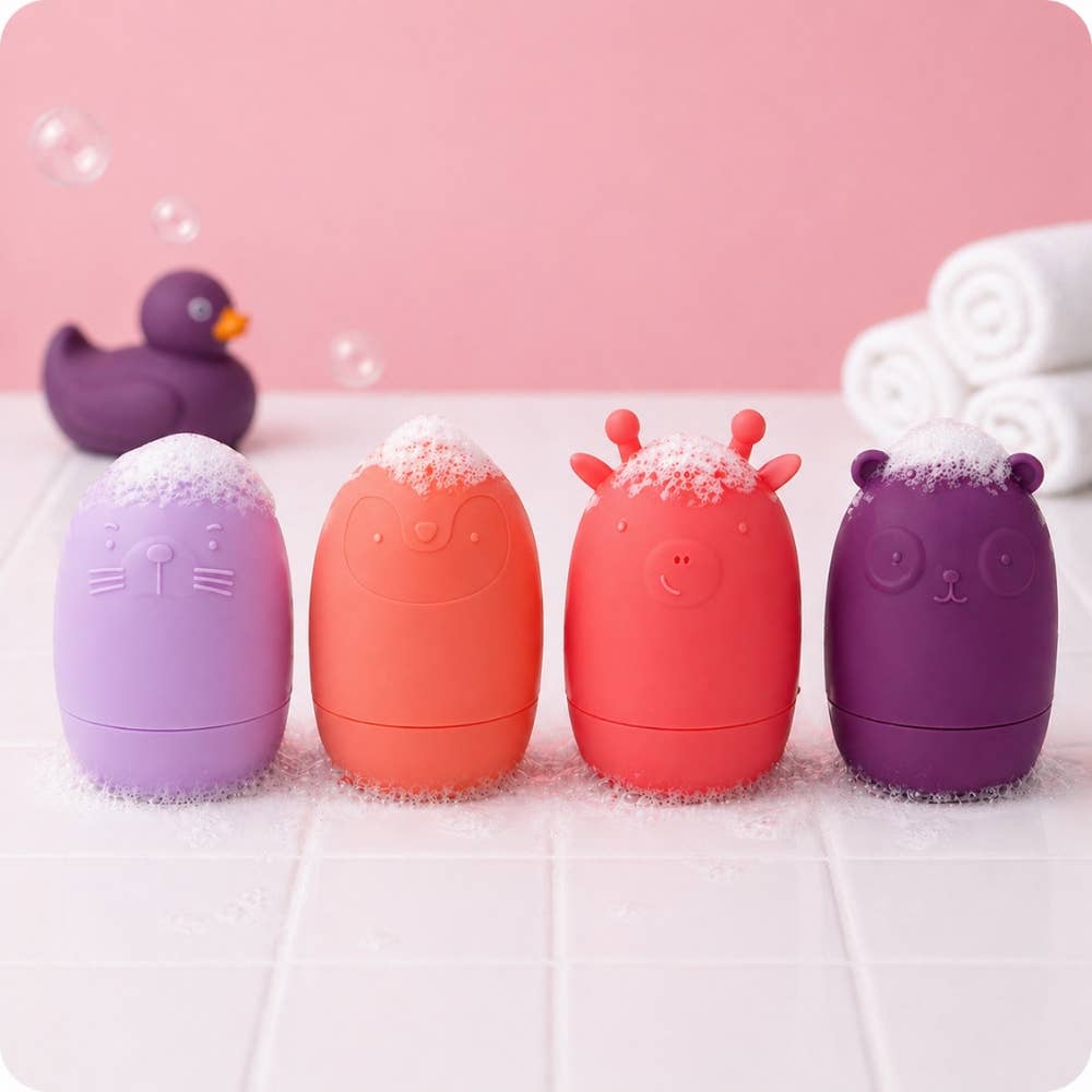 Jouets de bain - Les Animaux Rigolos: Rose