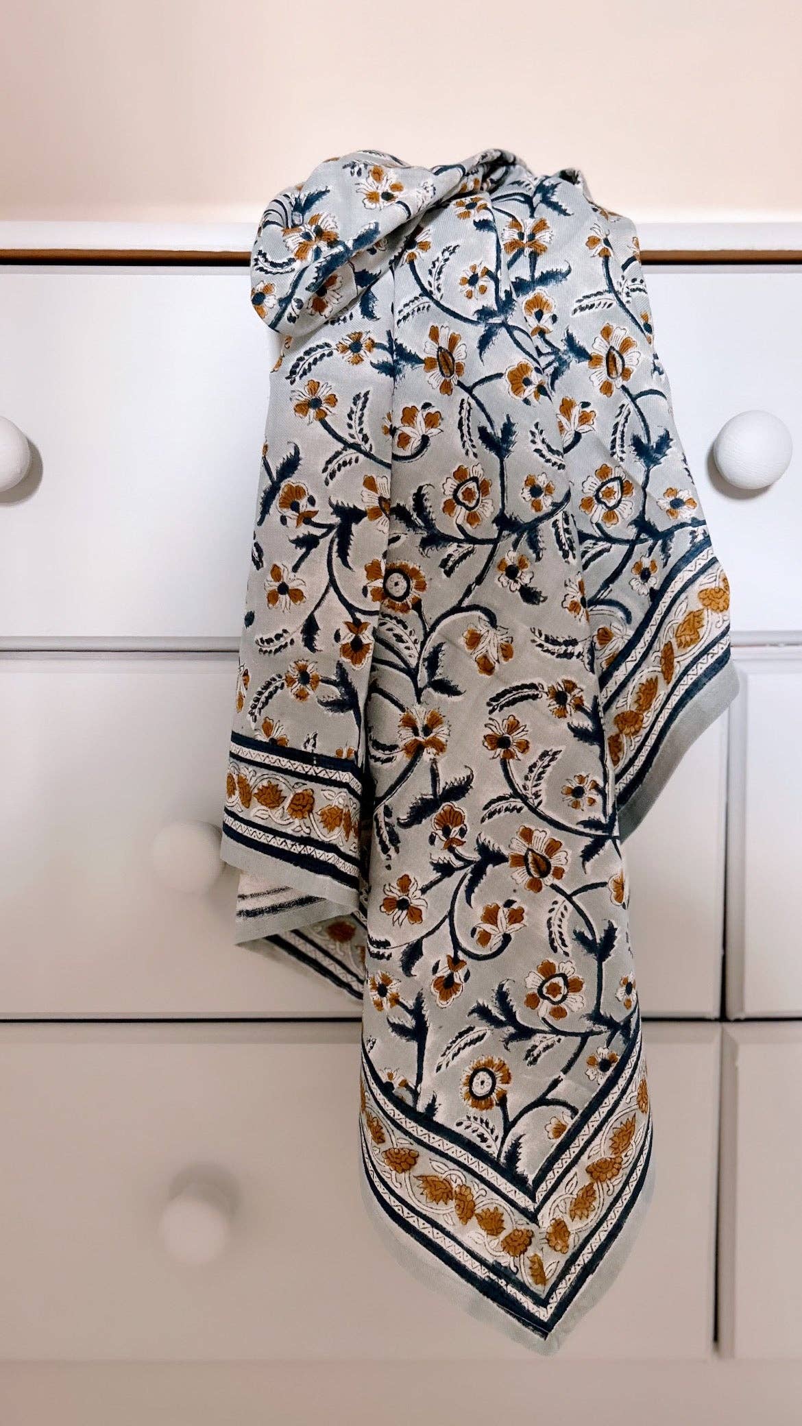 Foulard Adulte Dheli Bleuet 100 cm