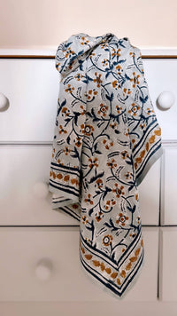 Foulard Adulte Dheli Bleuet 100 cm