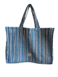 Cabas Stripe  Bleu