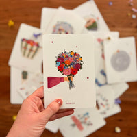 Carte Postale / Card "Bouquet de fleurs"
