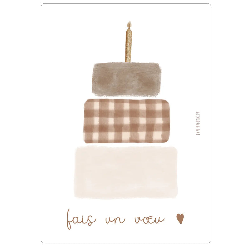 Carte "Fais un vœu"