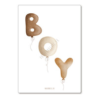 Carte Postale / Card "Ballons Boy"