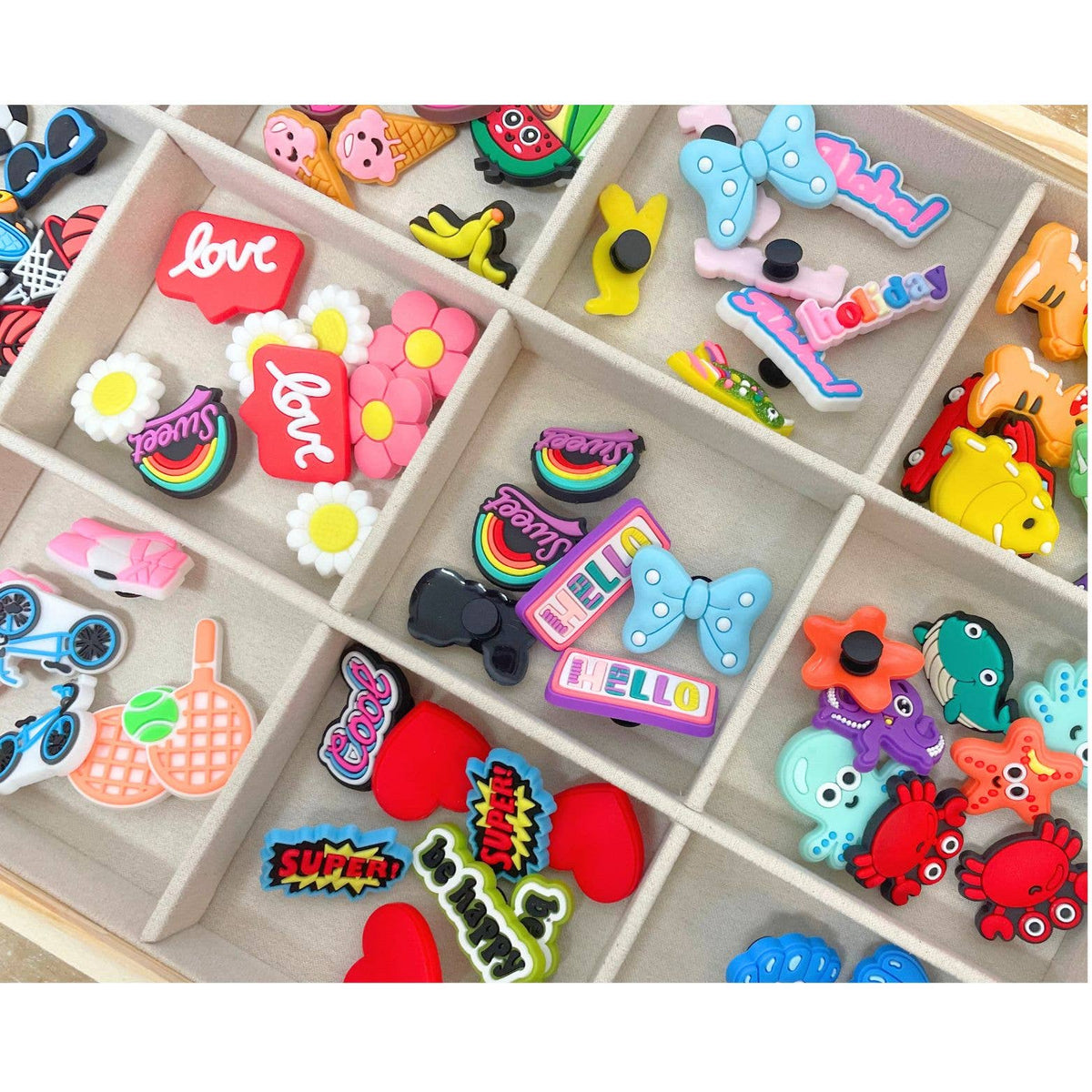 Les charms : fun & colorés à l'unité