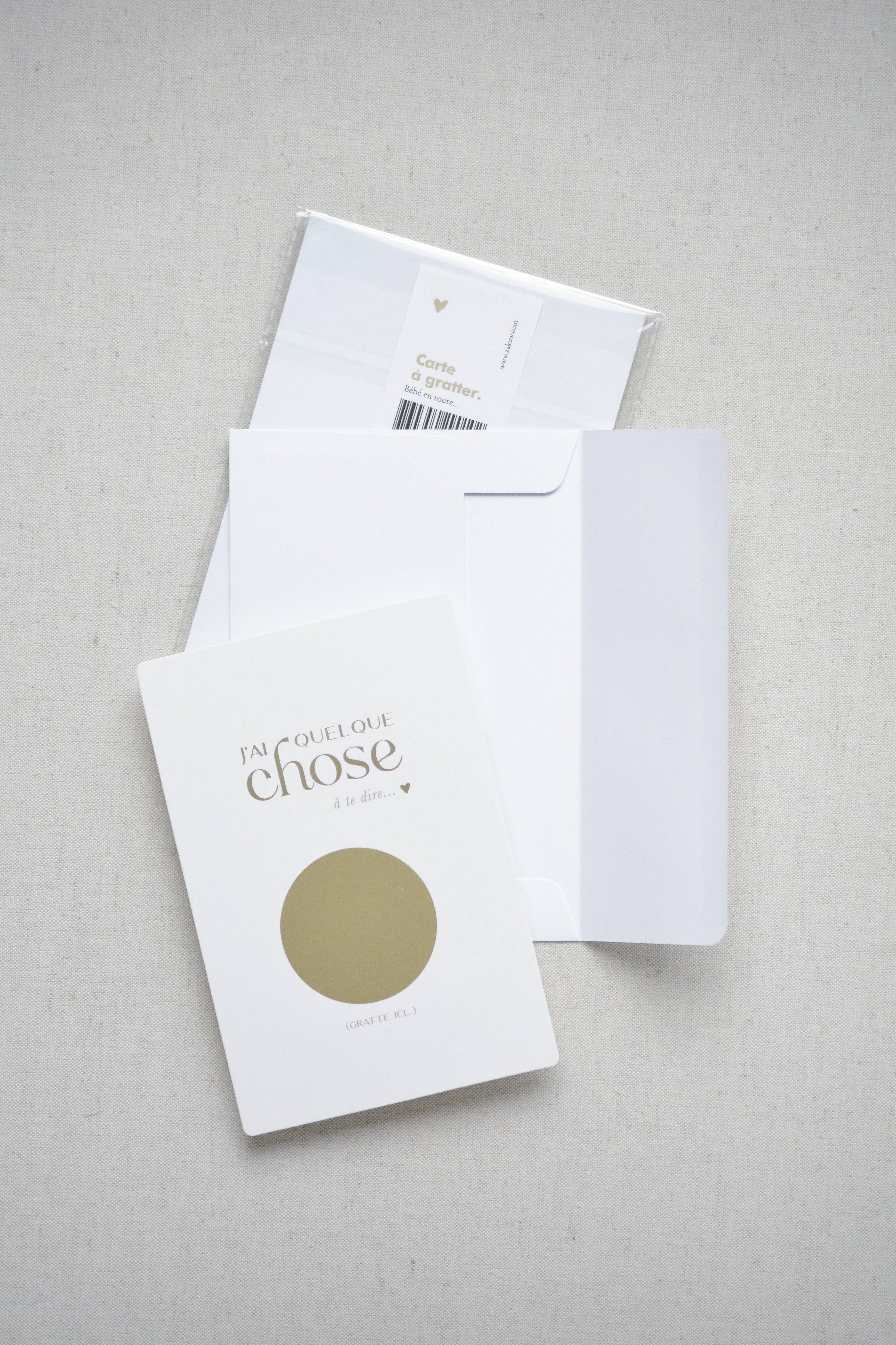 Cartes annonces à gratter: Marraine