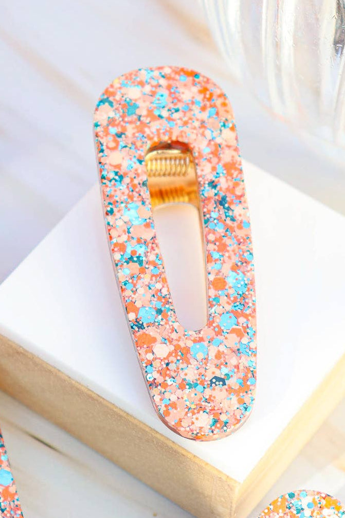 Barrette Paillettes Triangle