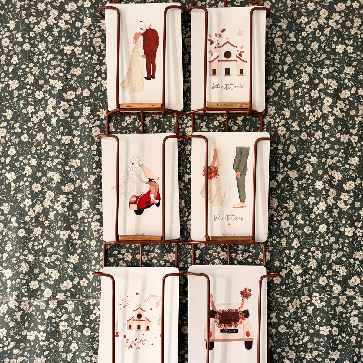 Carte Postale / Card "Félicitations église"