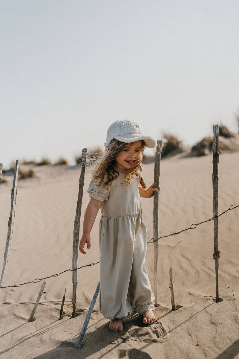 Casquette mi-saison LOVE blanc - Enfant