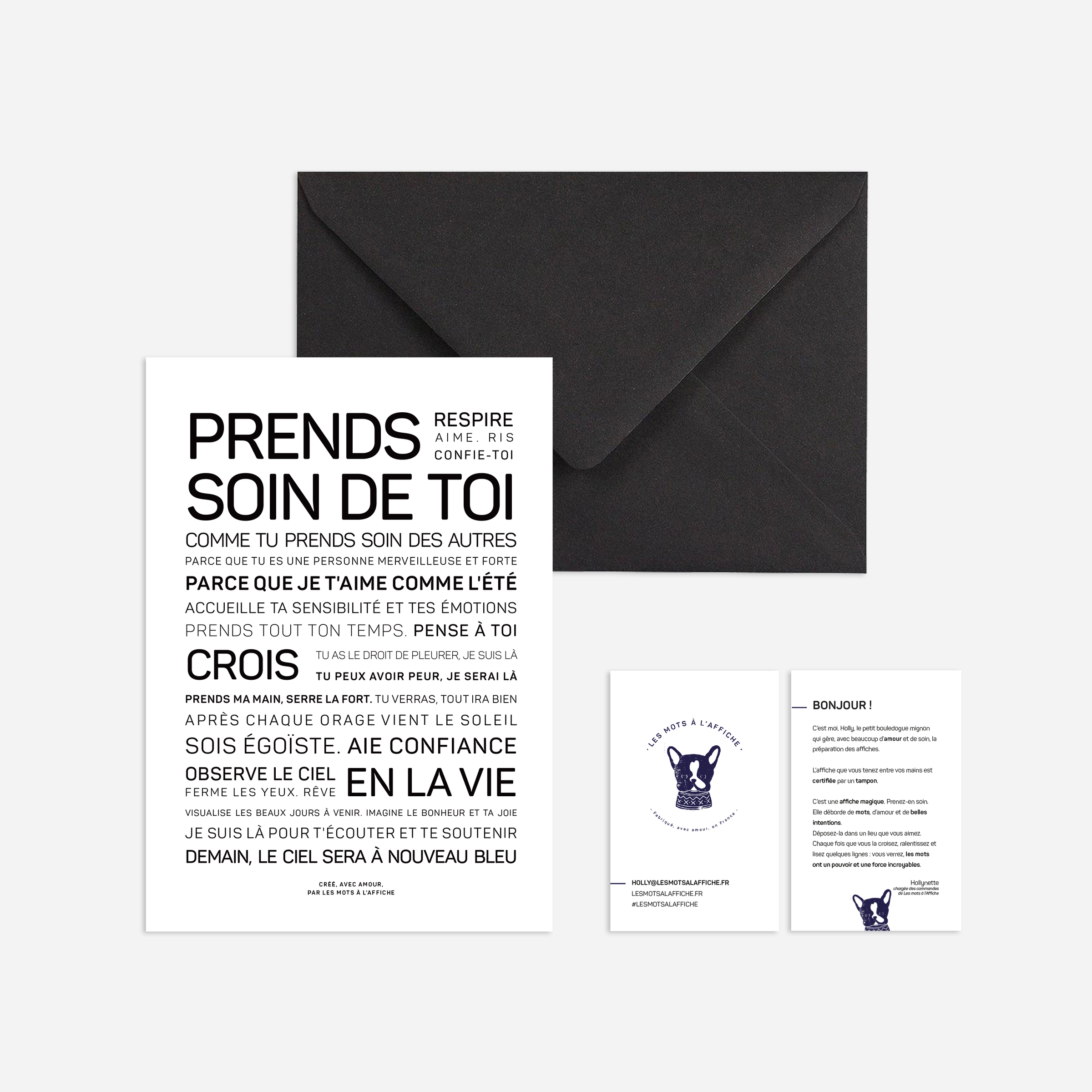 Carte Affiche - Prends soin de toi (A6 10.5 x 14.8 mm)