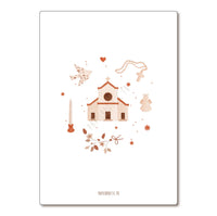 Carte Postale / Card "Félicitations baptême"