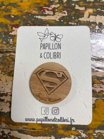 Pin's « Super Papa »