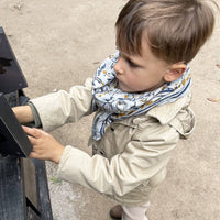 Foulard Adulte Dheli Bleuet 100 cm