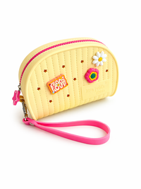 Trousse beauté/maquillage à personnaliser POP & CLIP: Jaune