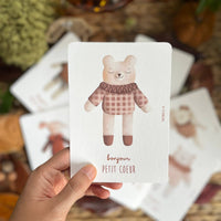 Carte Postale / Card “Doudou Ours blanc"