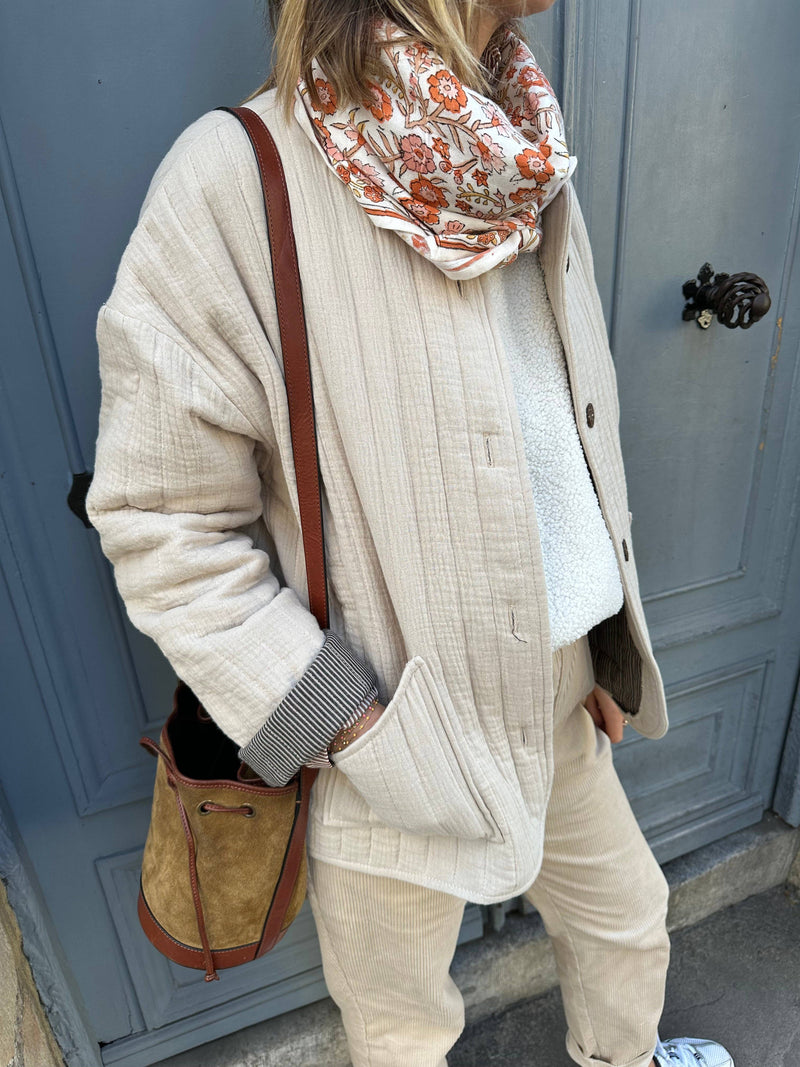 Foulard Adulte Delhi Brique