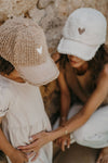 Casquette mi-saison LOVE beige - Enfant