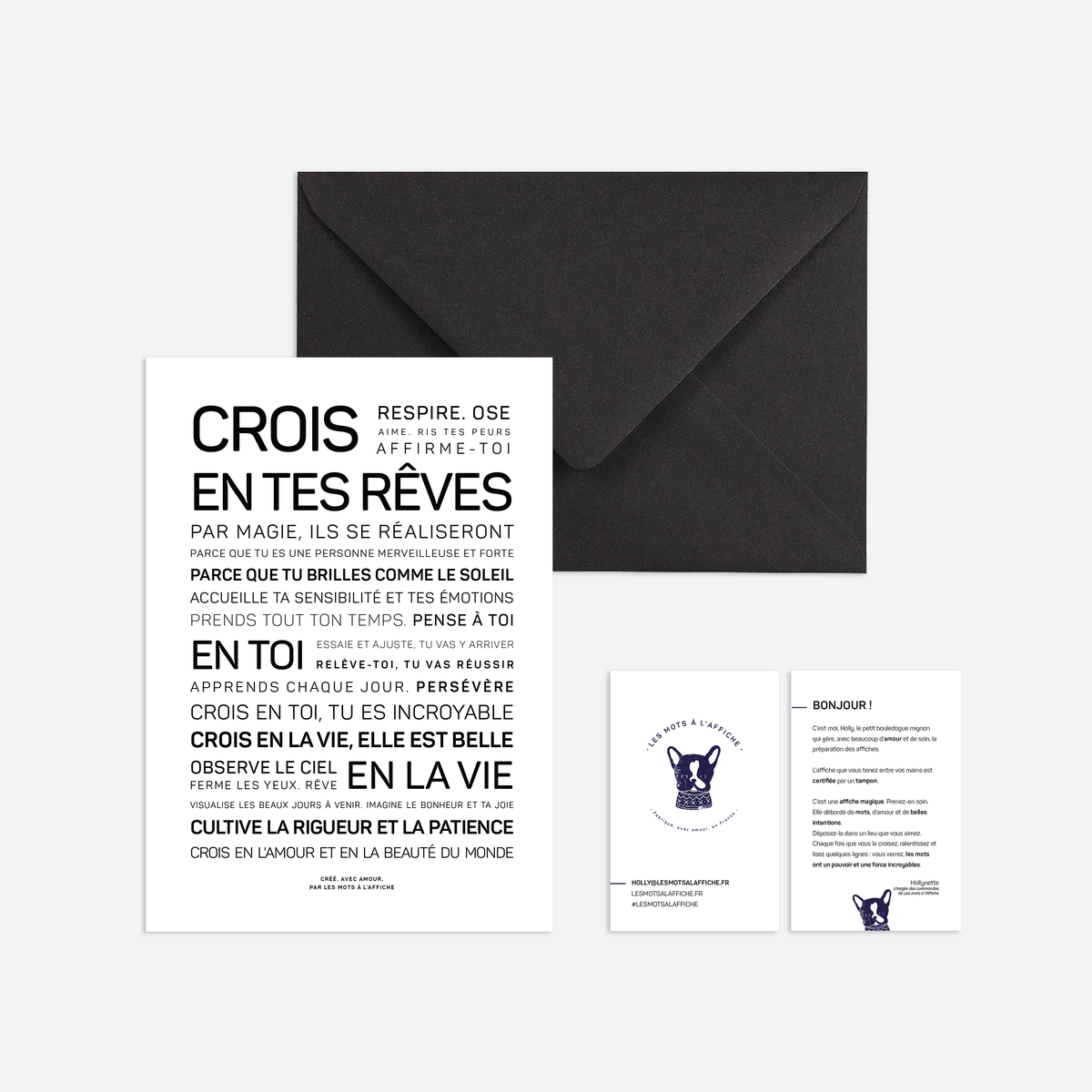 Affiche Crois en tes rêves: MINI A6 10.5 x 14.8 mm