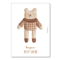 Carte Postale / Card “Doudou Ours blanc"