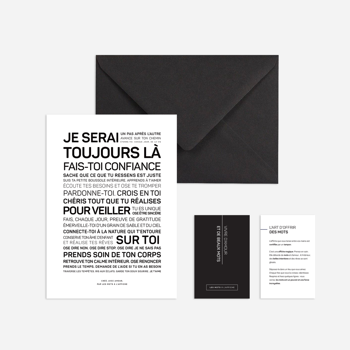 Carte Affiche - Je serai toujours là pour toi (A6 10.5 x 14.8 mm)