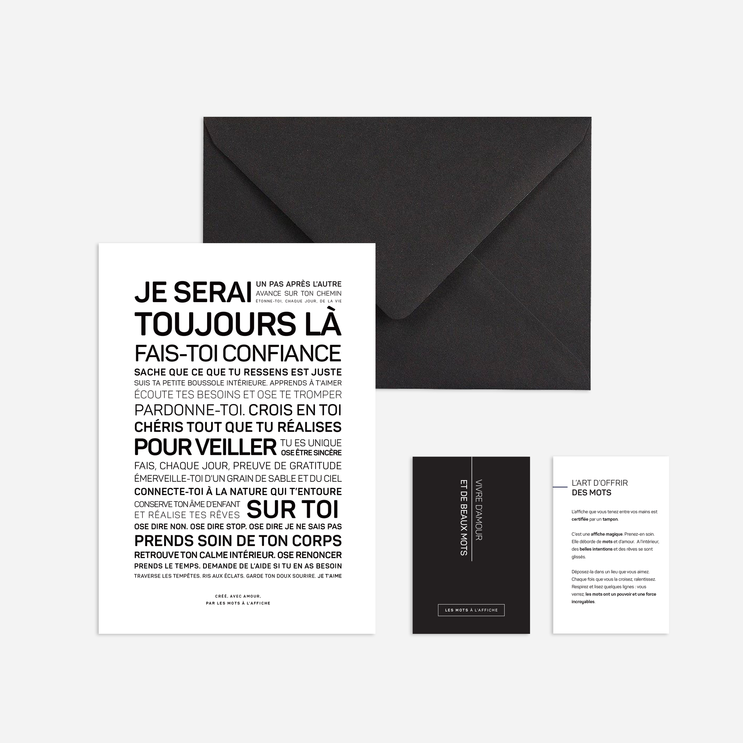 Carte Affiche - Je serai toujours là pour toi (A6 10.5 x 14.8 mm)