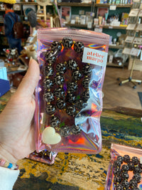 Collier Alma léopard