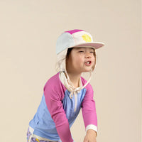 Casquette Camper Fleur Fushia Vert Rose