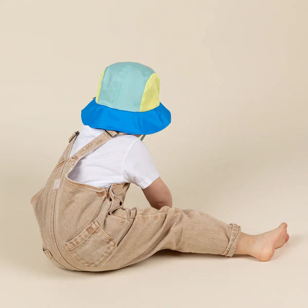 Chapeau Camper anti-uv Lion (vert jaune bleu)