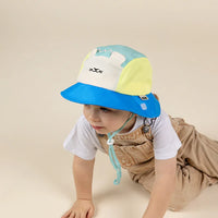 Chapeau Camper anti-uv Lion (vert jaune bleu)