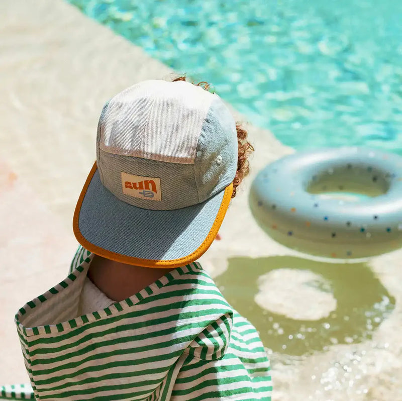 Casquette five anti uv denim
