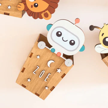 Porte crayon personnalisable - Robot