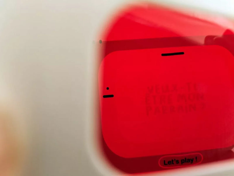 Carte jeu demande marraine personnalisée « veux tu être mon parrain »