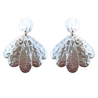 Boucles d'oreilles en cuir Jackie  5 coloris