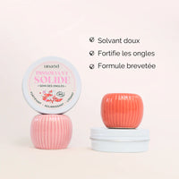 Coffret Dissolvant Solide et ses lingettes réutilisables