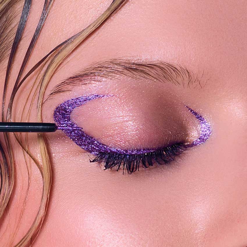 Eye-liner pailleté