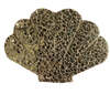 Broche cœur léopard