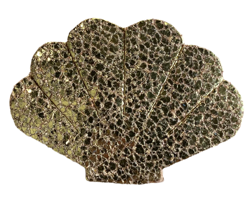 Broche cœur léopard