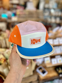 Casquette 5 panel Rose Love