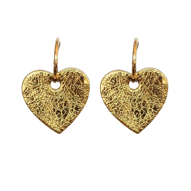 Boucles d'oreilles Créoles Big Coeur